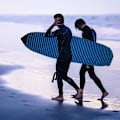 Pikkukuva 7 / 7: Surfboard-sukkasuojus, nopeasti kuivuva joustava surffilaudan pussi, jossa kiristysnyörisuljin ja pehmustettu nenäsuoja, surffauslisävarusteet, sininen 180x50cm
