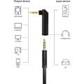 Miniatyrbild 5 av 6: 3,5 mm Vinkelhane till Honkontakt Ljudadapter 90 Grader Höger Vinkel Förgylld TRS Stereo Jack Plug AUX-kontakt Kompatibel med Hörlurar, Surfplattor,