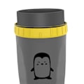 Miniatyrbilde 4 av 5: Bærbar Twist-kopp uten lokk med isolert kaffekopp i rustfritt stål Gray penguin
