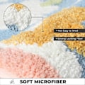 Miniatyrbilde 4 av 5: Badmatte sklisikker badematte ekstra absorberende og myk mikrofiber badematte i dør, bad og soverom blue 31" X 20"
