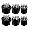 Miniatyrbild 1 av 5: 6-pack 3 Storlekar Pool Vinterförslutningsplugg för Poolhål, Expansionspluggar för Ovanjordspool Skimmer - I lager