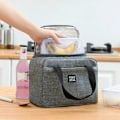 Pikkukuva 5 / 5: Vedenpitävät eristetyt lounaskassit Oxford Travel Necessary Picnic Pouch Unisex Thermal Dinner Box Ruokakotelo Tarvikkeet Varusteet Lounaslaatikot ja -kassit Red