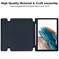 Miniatyrbilde 2 av 5: Kompatibel for Samsung Galaxy Tab A8 10.5 (2021) / (2022) Deksel Roterende Stativ Tablet Cover med Bluetooth-tastatur DarkBlue