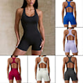 Miniatyrbilde 4 av 5: Personlig Tilpasset Slankende Jumpsuit Shorts Pustende Hurtigtørkende Shorts for Trening Sykling Gray L