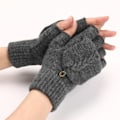 Miniatyrbillede 1 af 4: Strikket handsker foldbare handsker foldbare handsker med varme