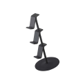 Miniatyrbillede 3 af 11: 3-lags spilcontroller opbevaringsstativ hul hovedtelefon spil konsol controller holder stand arrangør til XBOX sort