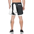 Miniatyrbilde 4 av 5: Løpeshorts for menn, sportsshorts for menn Khaki camouflage M