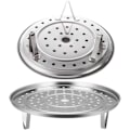 Miniatyrbillede 1 af 5: Dampstativ i rustfrit stål, rund dampstativ, dampbakke, kølestativ, dampkurv, trykkogertilbehør