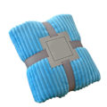 Miniatyrbillede 1 af 5: Stort Flanell Fleece Tæppe 100x150cm Polyester Blødt Behageligt Let Luksus Sengetæppe til Sky Blue