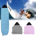 Miniatyrbillede 2 af 4: Surfboard Sok Beskyttelse, 8ft Hurtigtørrende Stretch Surfboard Taske med Snørelukning & Polstret Næsebeskytter Surfing Tilbehør