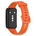 Pikkukuva 1 / 5: Huawei Band 8 silikoniranneke, vedenpitävä pehmeä kellon ranneke Orange Type H Huawei Band 8