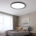 Miniatyrbilde 2 av 3: Ultraflat LED-taklampe med indirekte bakgrunnsbelysning, integrert