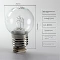 Miniatyrbillede 7 af 7: Ovnlampe Lyspære Varmebestandig lys