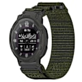 Pikkukuva 2 / 5: 22 mm:n nyloninen ranneke Garmin Instinct Crossover Solar -kellolle Army Green