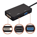 Pikkukuva 2 / 2: TG HDMI/VGA/DVI Displayport-sovitin Musta