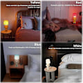 Miniatyrbilde 2 av 3: Kreativ Lampe Naughty Boy Shy Man Liten nattlampe - Hjemmedekor - EU-plugg Blue