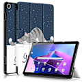 Miniatyrbild 3 av 5: Läder Smart Tablet Fodral För Lenovo Tab M10 10.1 3:e Generationen Lazy Cat