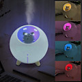 Miniatyrbillede 4 af 5: Mini Luftfugter, USB Bærbar Støjsvag Luftfugter, Sød Baby Luftfugter, Soveværelse Luftfugter med LED Natlys Funktion til Soveværelse, Kontor