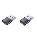 2-pack Typ C till USB-adapter (minimalistisk design)