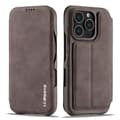 Miniatyrbilde 1 av 5: LC.IMEEKE Deksel til iPhone 16 Pro Max med Kortholder, Stativ og Lærdeksel Multicolor Style E