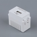Miniatyrbilde 5 av 5: USB Strømforsyningsmodul 220V 5V Transformator Bryteradapter Hvit