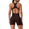 Miniatyrbillede 1 af 5: Personlig Slimming Jumpsuit Shorts Åndbare Hurtigtørrende Shorts til Træning Cykling Brown S