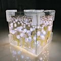 Miniatyrbilde 1 av 5: Tulipan Blomster Nattlys, Tulipan Speil Nattlampe Materialepakke, Speil Nattlys Gaver til Jenter, Par, Hjemmedekor Purple