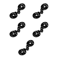 Miniatyrbillede 1 af 4: 100 stk. Skygge Net Fastgørelsesklemmer Have Solskygge Net Plastklemmer Til Udendørs Camping Rejser Black 5PCS
