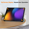 Miniatyrbillede 3 af 3: Til Xiaomi Pad 7 Pro/Pad 7 Etui Mønsterprint Læder Stand Tablet Cover - Abrikosblomst Multicolor Apricot Blossom
