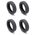 Pikkukuva 1 / 5: Matkalaukkujen pyöränsuojukset Silikoniset äänettömät suojukset useimpien 8 pyörivän pyörän matkalaukkuihin Grey 4pcs