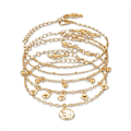 Miniatyrbillede 3 af 8: 5 stk. Retro Style Fashionable Damearmbånd Piger Håndkæder Armbånd Smykker