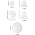 Miniatyrbillede 2 af 3: Lollipop Holder 3 Lag 42 Huller Lollipop Display Rack Dessert Hvid Plastik Cake Pop Display Stand Dekorativ Dessert Tower Bakke