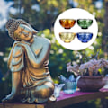 Miniatyrbillede 5 af 5: 4 stk. helligvandskop velsignelse vand offer skål buddhistisk offer skål