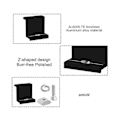 Miniatyrbillede 3 af 5: 12 Pak Solcellemodulholder Endeklemme, Endeklemme til Montering af Solpanel, Sideklemme til PV Sol