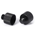 Miniatyrbild 4 av 5: 2x Mikrofonstativadapter 5/8 Hon till 3/8 Han Trådad Stativfäste Skruvadapter Combo Pack för Mikrofonfäste & Stativ Silver Color
