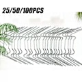 Miniatyrbillede 2 af 5: (XPDd) 100 stk. drivhusglasklemmer, rustfri stål W-formede klemmer, mini drivhus klemmer til drivhus have glashus