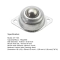 Miniatyrbillede 5 af 5: 12 Styk -15a Kugleoverførsel Universal Rotation Kugletransportbånd Hjul Caster Roller 5/8 Tomme Kugle Leje