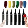Miniatyrbild 1 av 5: 6 st nagellackspennor, 36 färger nagellack gelpenna 5ml, 3 i 1 gel nagellackspenna, blötläggning UV LED nagellack nagelverktyg för kvinnor C