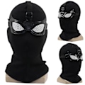 Miniatyrbillede 1 af 5: Spider-man: Far From Home Stealth Suit Superhelt Cosplay Kostume Prop Halloween Noir Sort Strikket Fuld Hoved Maske Party Fancy Dress Up Props