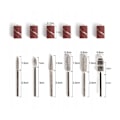 Miniatyrbilde 7 av 7: 6 bor for elektrisk fil - Bits for elektrisk fil - Slipeskive sølv