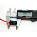 Miniatyrbillede 3 af 6: T10 w5w led / halogen stik / fatning 10-pak blød sort