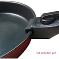 Miniatyrbillede 7 af 7: Aftagelig grydehåndtag, køkken skoldningssikkert bakelit pandehåndtag greb udskiftning hjem bærbar chuck 2Pcs