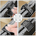 Miniatyrbillede 3 af 4: Fastgørelse til Rattan Møbler - Fletklips til Indendørs & Udendørs Brug Card Slot 4.3cm pack Of 8