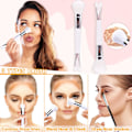 Miniatyrbilde 2 av 5: Dual-end Beauty Nose Brush U-formet sminkebørste for skulpturering og definering av nese kontur 2-i-1 presisjons nese kontur børste multifunksjonell