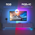 Miniatyrbillede 4 af 4: 10m LED-lysstribe Dæmpbar Multifarvet RGB Lysstribe med Fjernbetjening