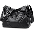 Miniatyrbillede 1 af 6: Dames Multi Pocket Casual Crossbody Taske Punge og Skuldertasker Messenger Taske til Daglig Vandtæt (Medium)