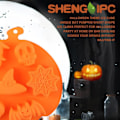 Miniatyrbilde 4 av 5: Skumle Halloween-formede isbitbrett / former - morsomme skumle design