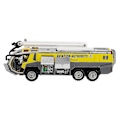 Miniatyrbillede 1 af 5: 1:32 Lufthavns Brandbil Brandbil Elektrisk Die-cast Ingeniørkøretøjer Bilmodel Legetøj Med Lyd Lys Træk Tilbage Gaver, Gul