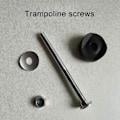 Miniatyrbilde 3 av 5: 12-pak Trampoline Spacers med skruer for å sikre trampolinen - Reservedeler til trampoline