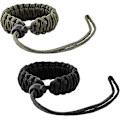 Miniatyrbilde 1 av 7: Universal flettet stropp for videokamera (2-pakning) – Justerbar Paracord komfortabel utendørsaktivitetsvifte overlevelses- og eventyrarmbånd